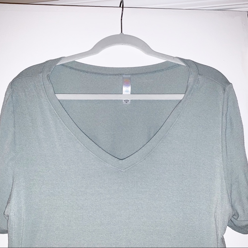 LULAROE  Christy Tee mint green short sleeve top